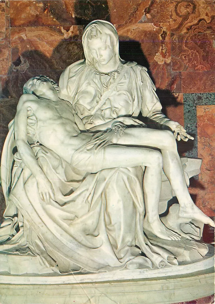 La Pietà de Michelangelo — Basilique Saint-Pierre — éditeur MA.P.I.R., n° 118 - Recto