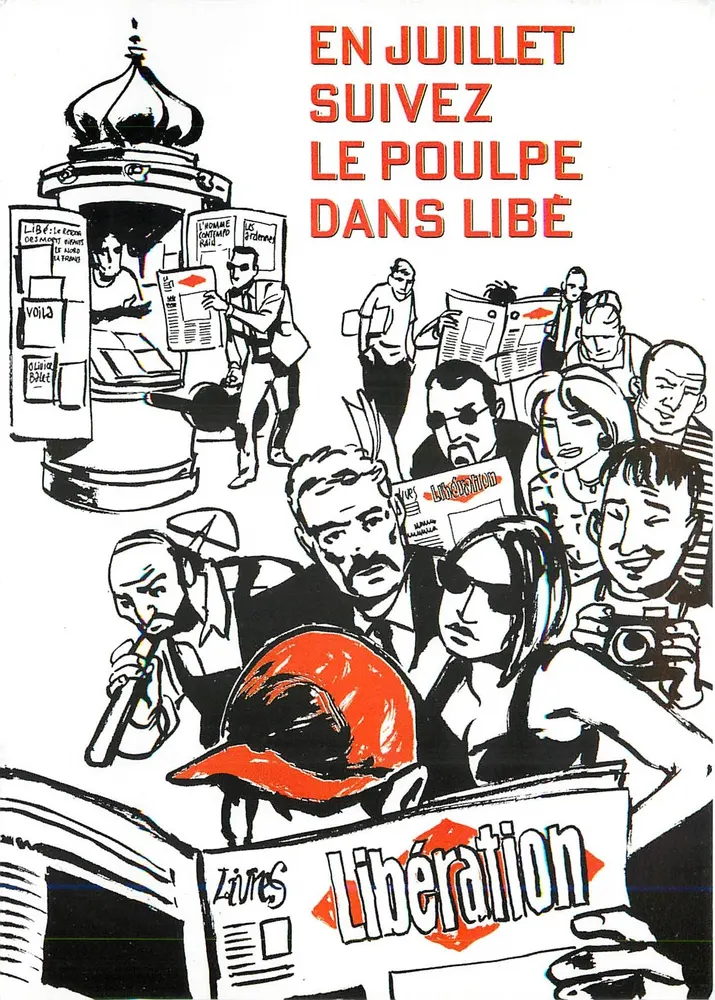 En juillet suivez le Poulpe dans Libération — Éditions Polar et Canaille/Revolver - Recto