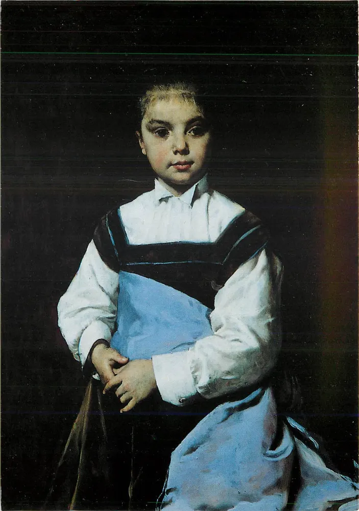 Portrait de jeune fille — œuvre de Ferdinand Roybet — Musée Roybet-Fould, Courbevoie - Recto