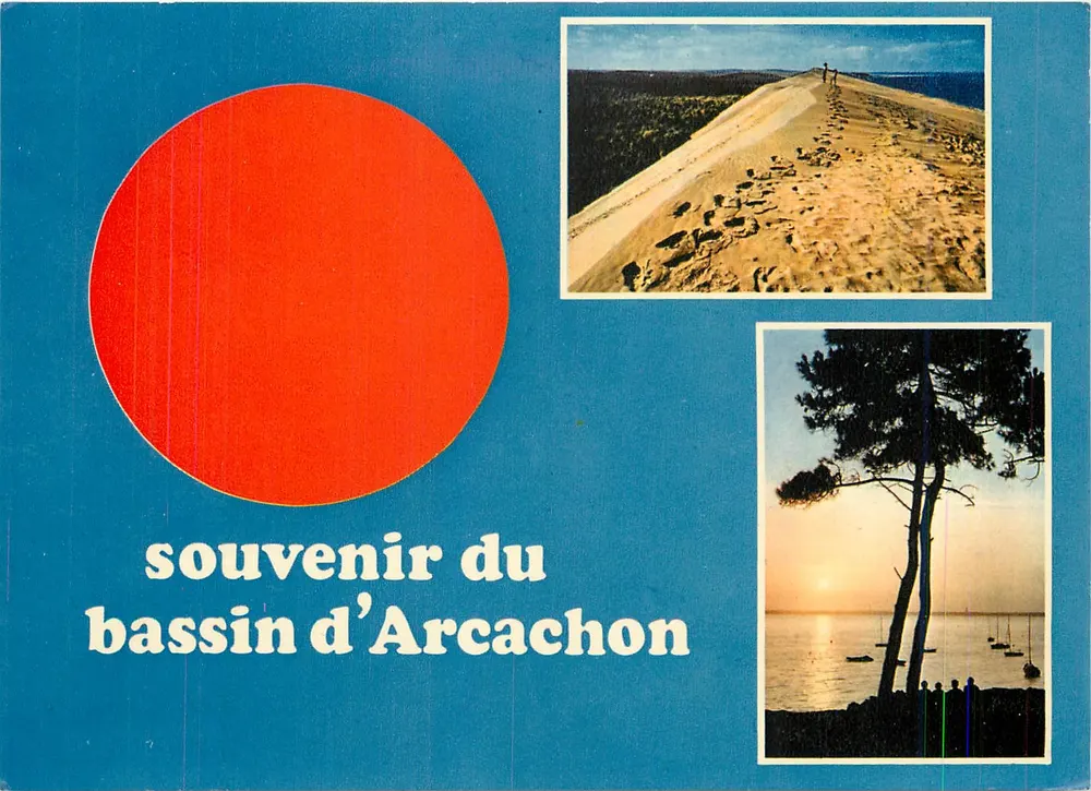 Bassin d'Arcachon — lembrança do bassin d'Arcachon — Edições Modernas « ThéoJAC » - Frente