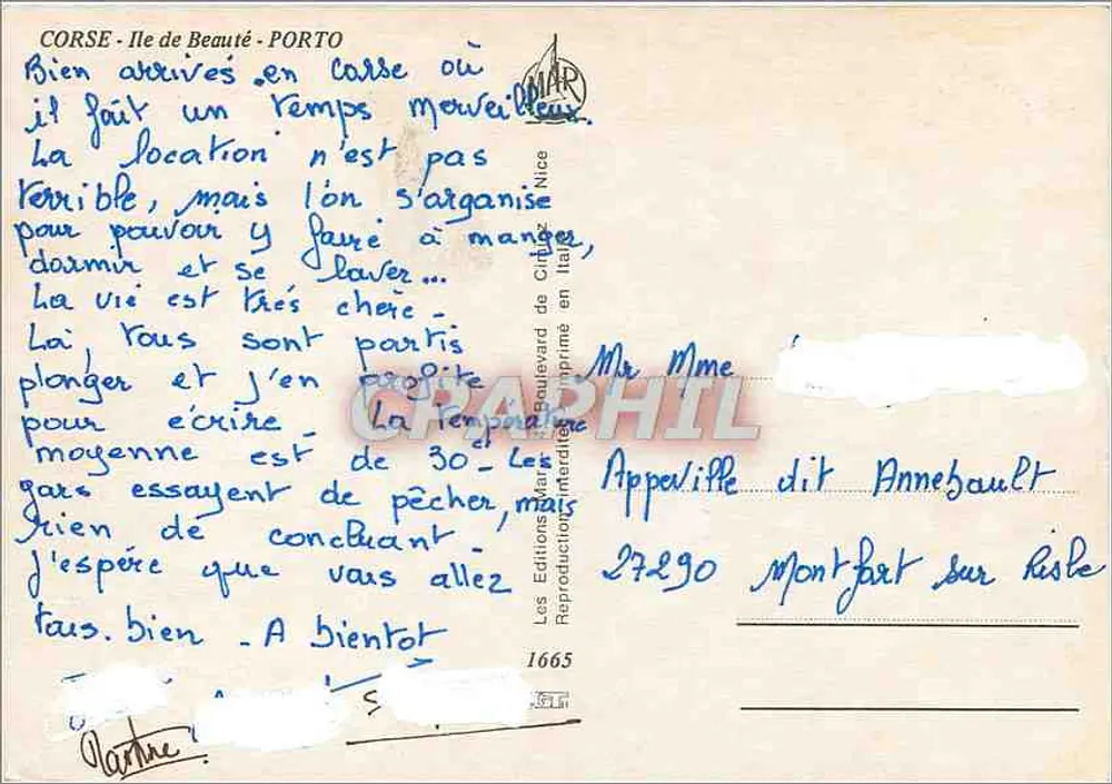 Porto — Córsega — Les Éditions Mar - Verso