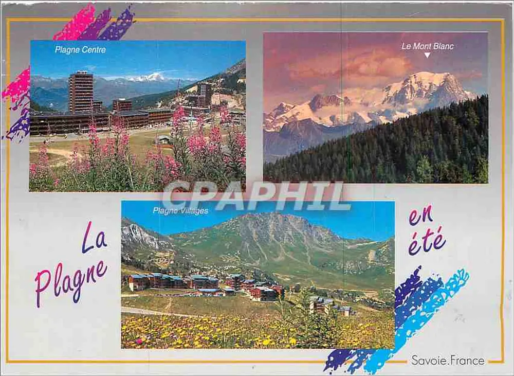 La Plagne — Savoie, Frankreich — Verlag ÉDY - Vorderseite