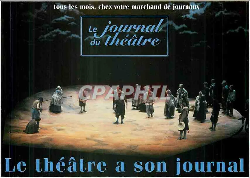 Der Theaterjournal — Werbeanzeige — Verlag: Der Theaterjournal, 176 rue du Temple, Paris - Vorderseite