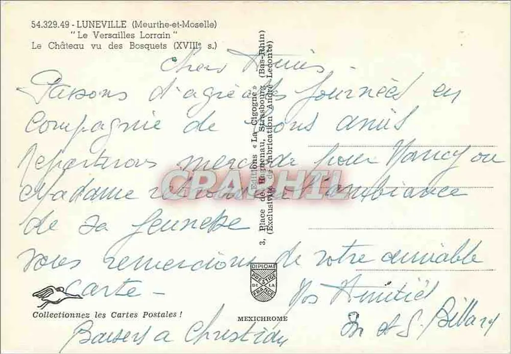 Le Château des Bosquets — Luneville (Meurthe-et-Moselle) — IRIS - Verso