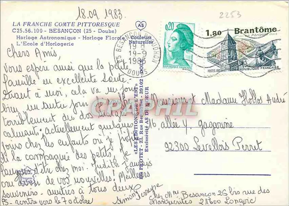 Besançon — Capital da Relojoaria — Les Éditions AS D'ÉEUR - Verso