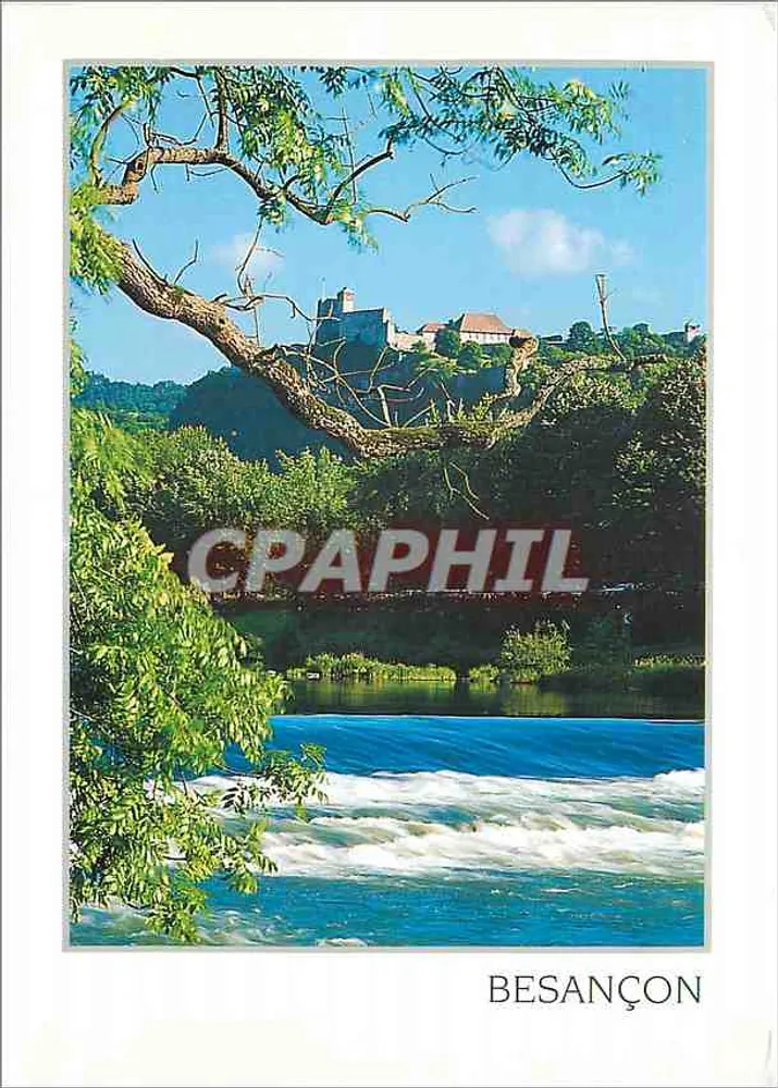 BESANÇON — Ansicht vom Staudamm des Parc Micaud — Éditions Timbphil - Vorderseite