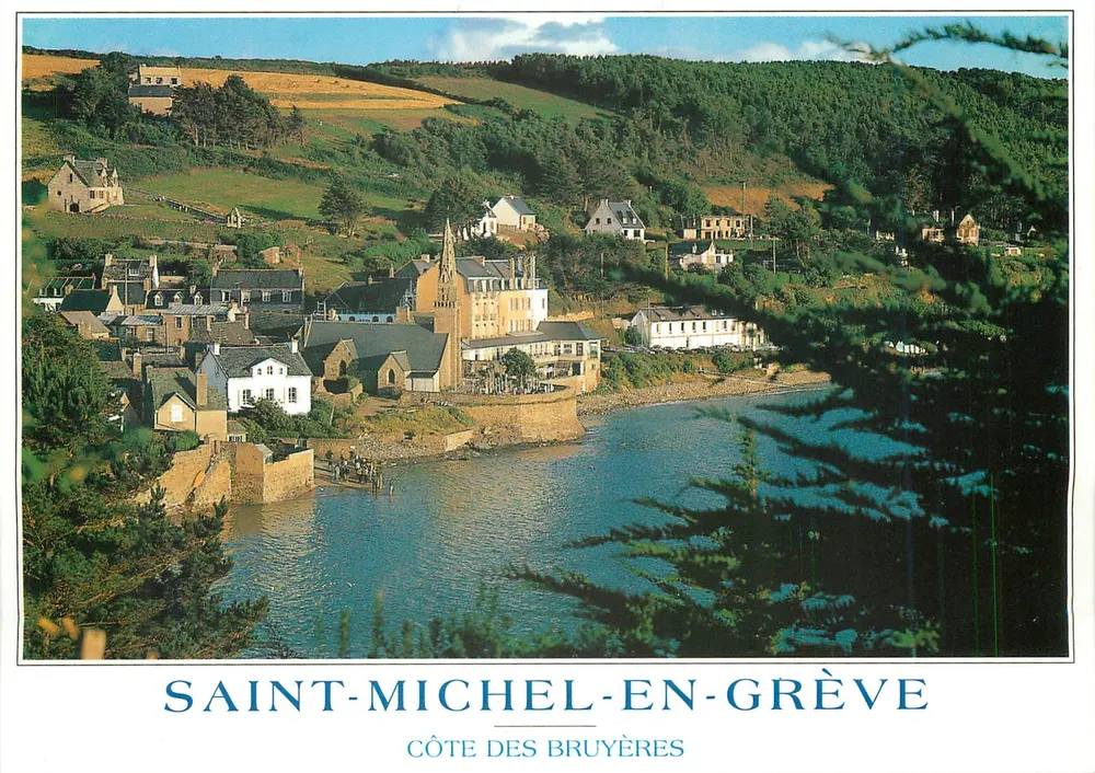 Saint-Michel-en-Grève — Costa das Framboesas — Edições de Arte - Frente