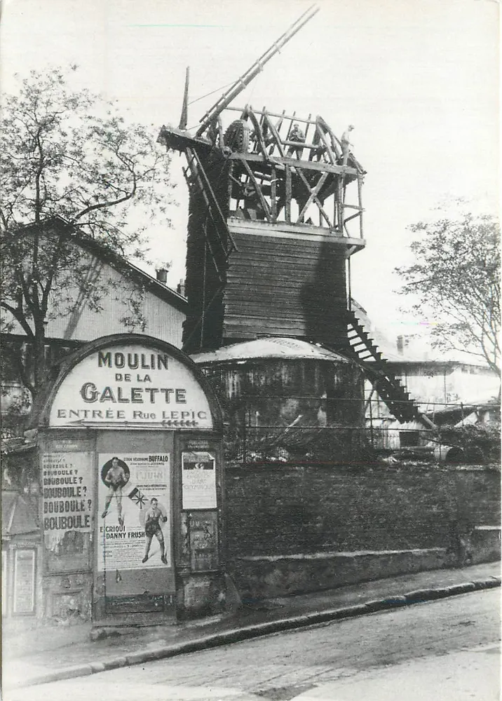 Mulino della Galette — Costruzione — Editions Viollet - Recto