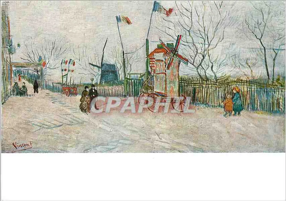 View of Montmartre — 1887 — van Gogh Museum Amsterdam, edition F 347 - Front
