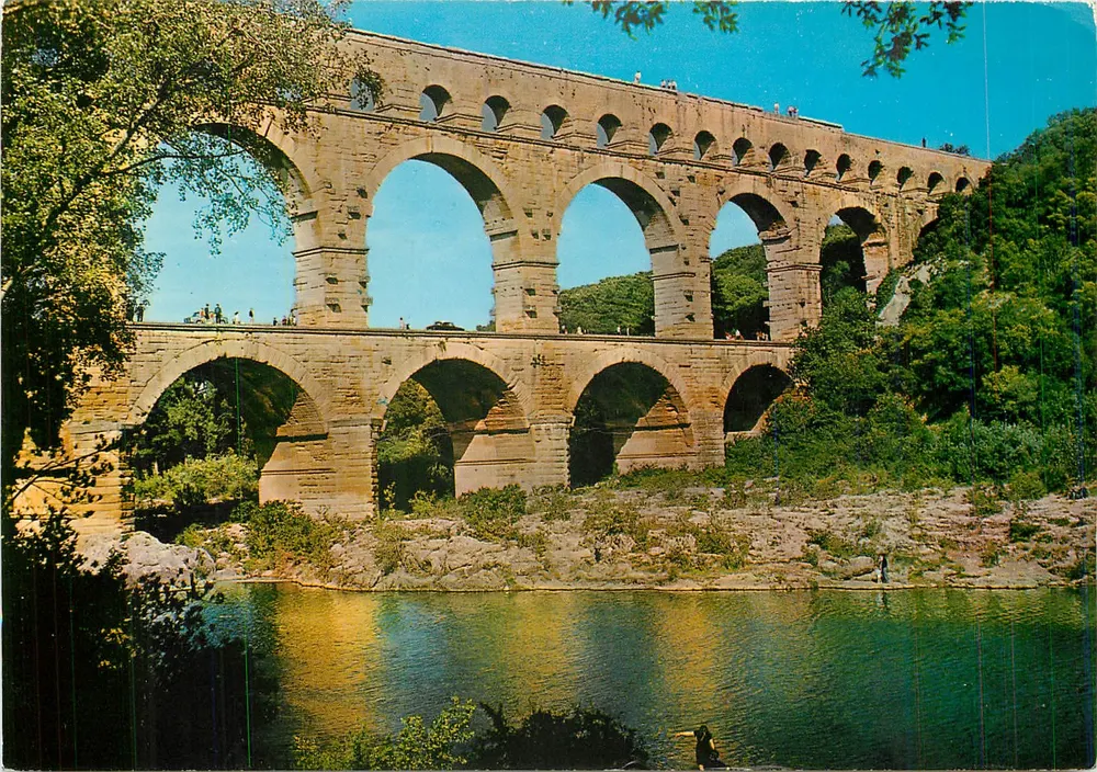 Pont du Gard — Aqueduto Romano — Edições da C.A. — n° 3061 - Frente