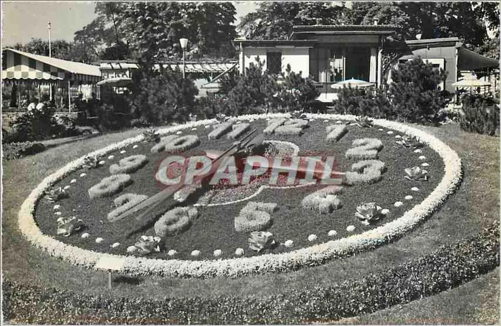 Genebra. A Relógio Florido — Edições Jäger, n° 7284 - Frente
