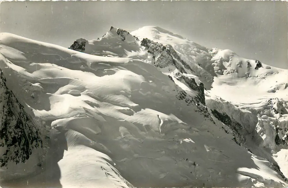 Mont-Blanc — Aiguilha do Meio-dia e Mont-Maudit — edição Chamonix-Mont-Blanc - Frente