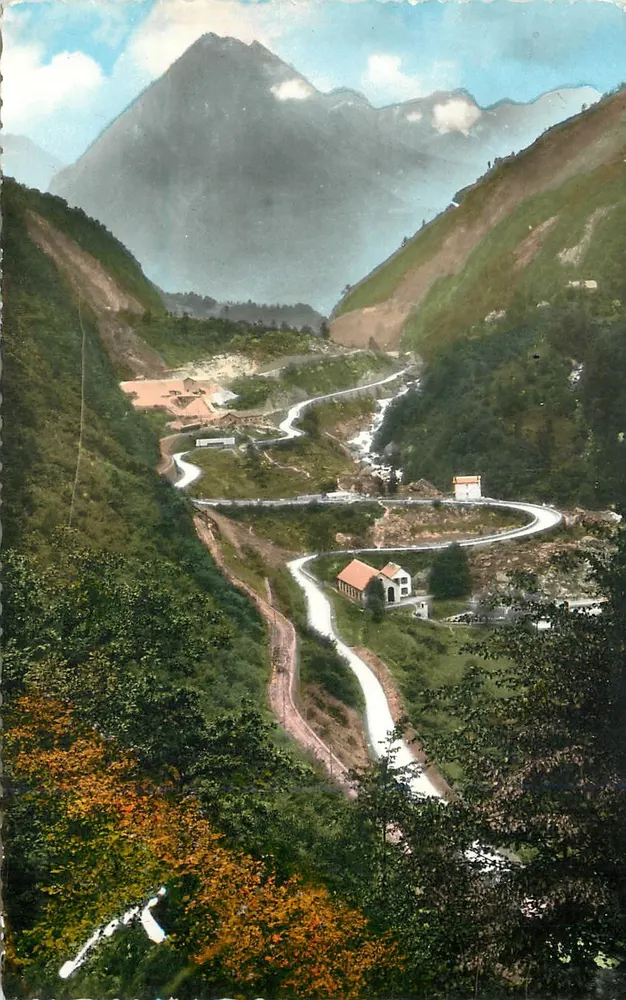 Cauterets (H.-P.) — Estrada de Pierrefitte - O Caracol — Edit. Jove, n°122 - Frente