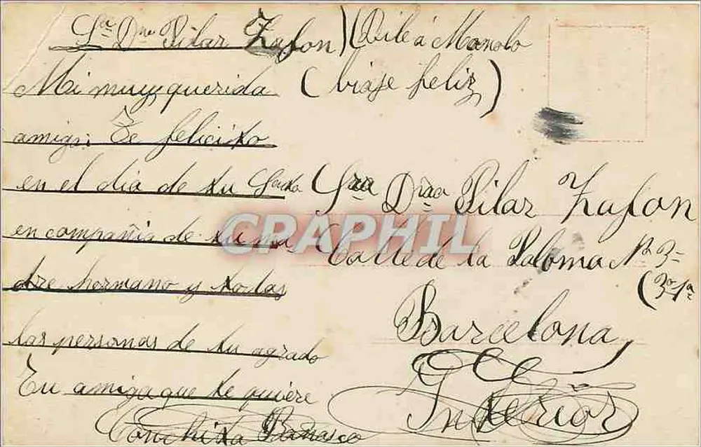 Jovem mulher — retrato com buquê de rosas — editor '2935/36' - Verso