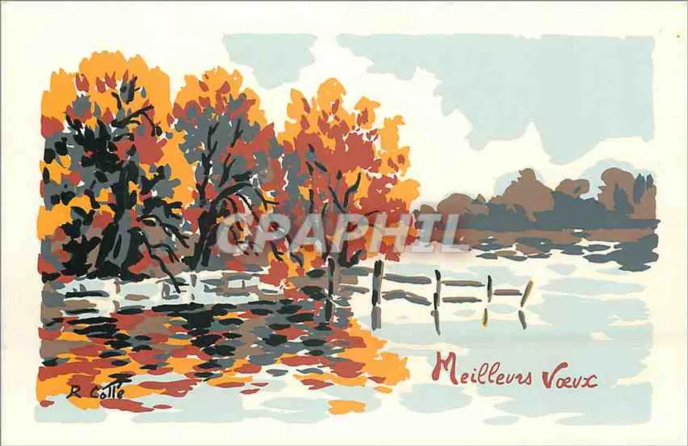 Paisagem de outono — Melhores Desideratas — R. Collé - Frente