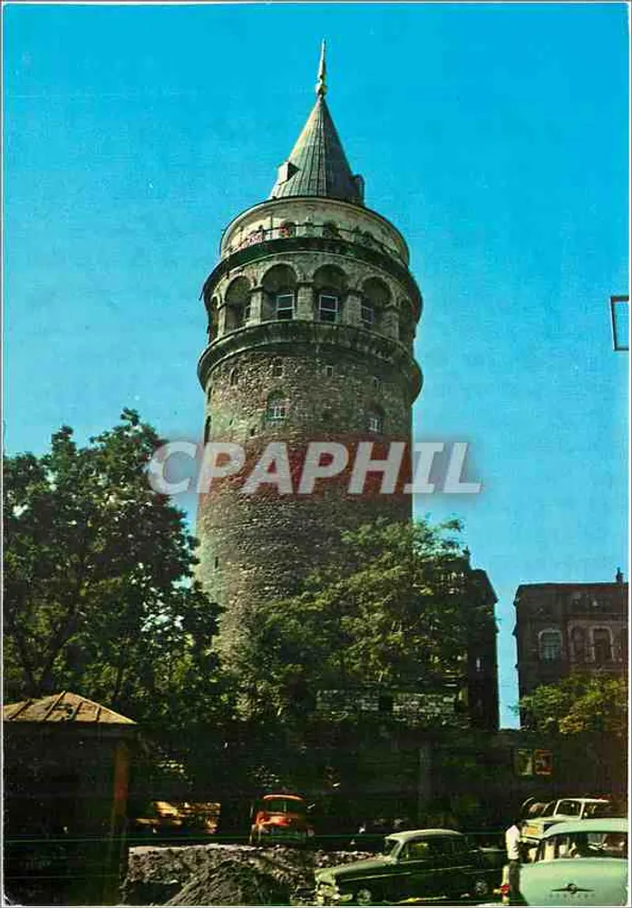 Galata Tower — Istanbul — Anhara Galdesi, No. 98 - Recto