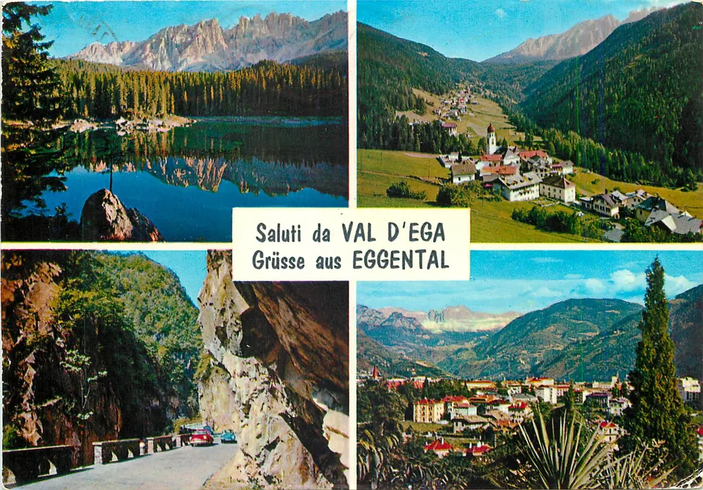 Vale do Ega — Dolomitas — Edição Foto Cortina n°17320 - Frente