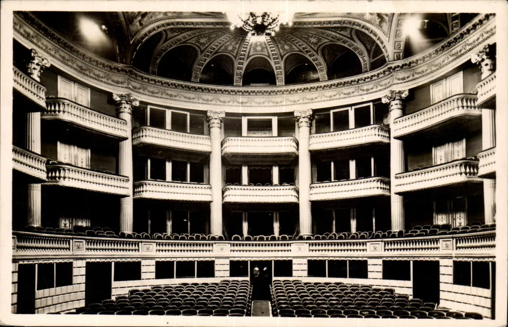 Bordeaux - Das Große Theater, Galerie und Balcony — Ausgabe 'LA CIGOGNE' - Vorderseite