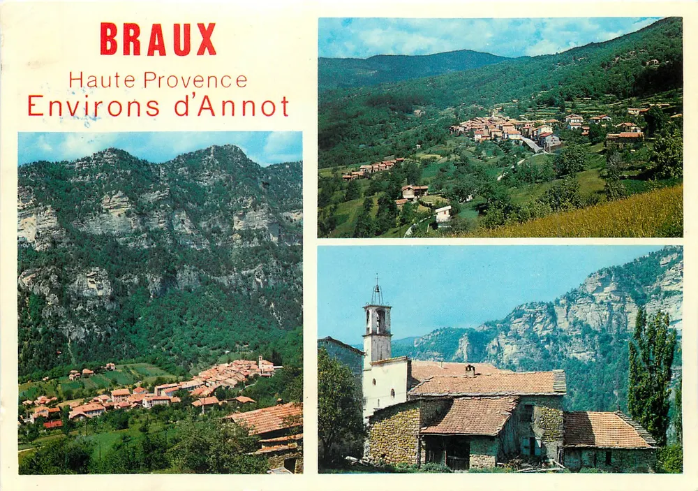 Braux — Alta Provença, Arredores de Annot — Editores Photoguy, Nice - Frente