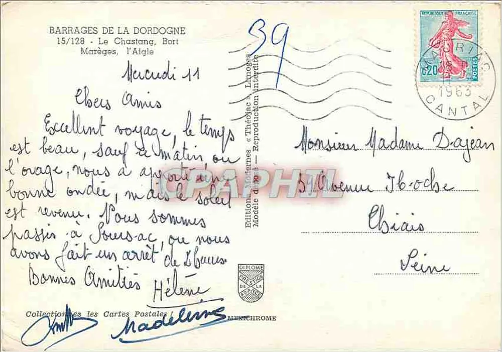 Les Grands Barrages de la Dordogne — IRIS - Verso