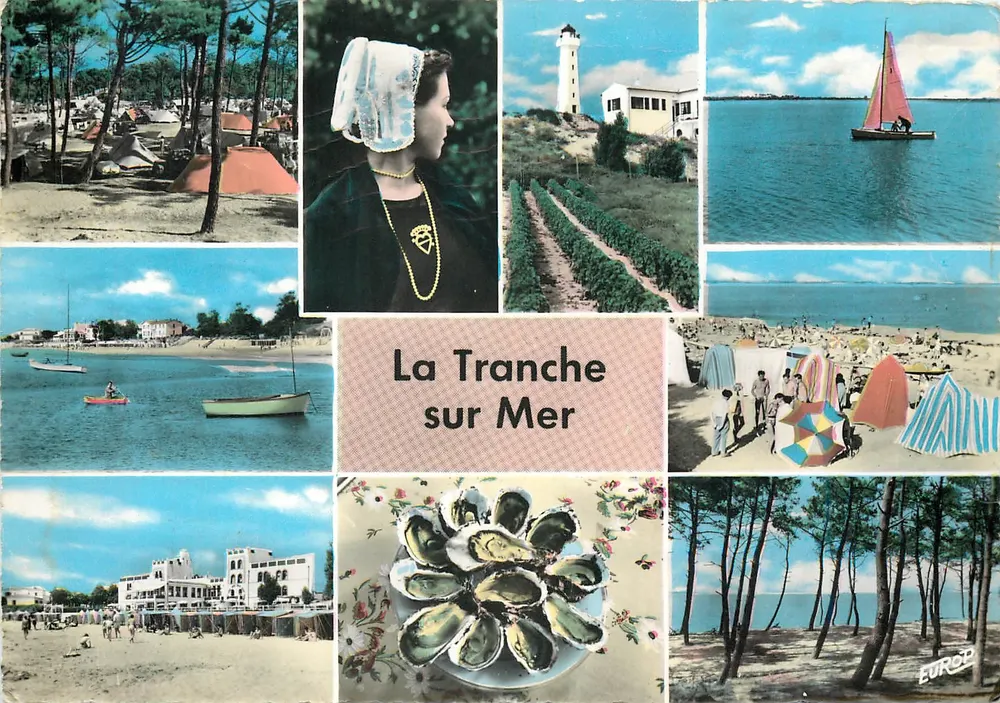 La Tranche sur Mer — vista panorâmica — Edição da EUROPIERON, série MT 78 - Frente