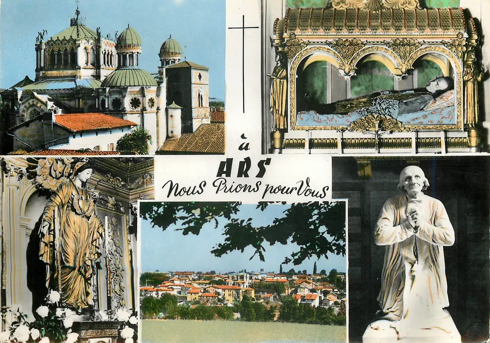 Ars — Nossa Senhora de Ars — Vista panorâmica — Combiér Imp. & Lith. (Cher) - Frente