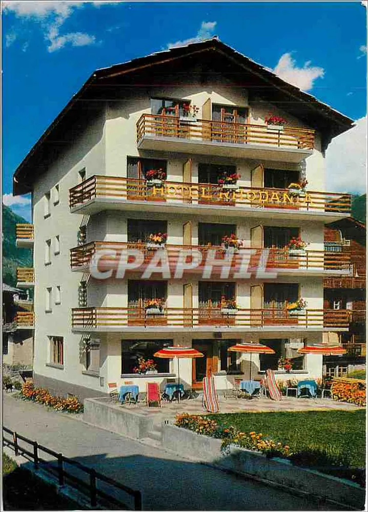 Hotel Rhodania — Zermatt — Verlag A. Perton-Barberini - Vorderseite