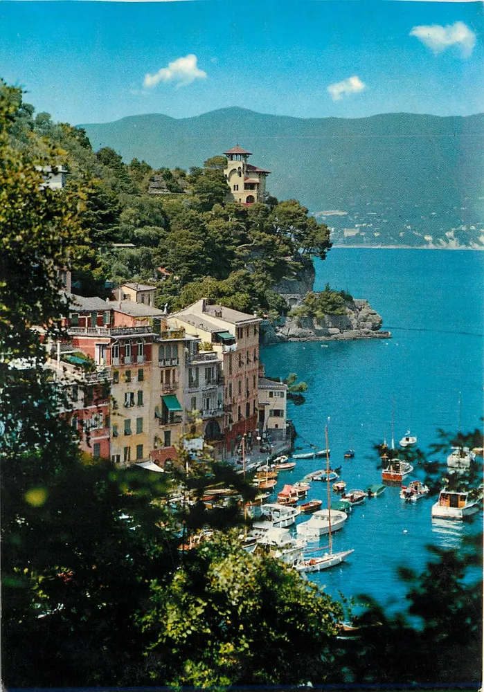 Portofino — vista panorâmica — editor M. Gnocchi, n° 35484 - Frente