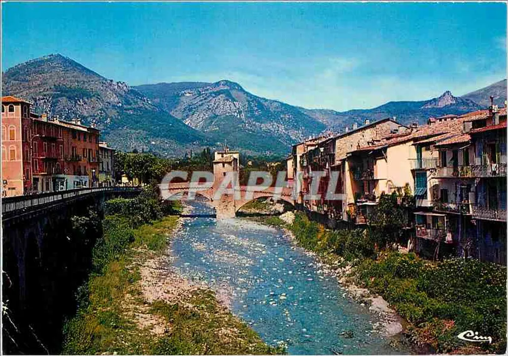 Sospel (Alpes-Maritimes) — O ponte — Impressor Combier - Frente