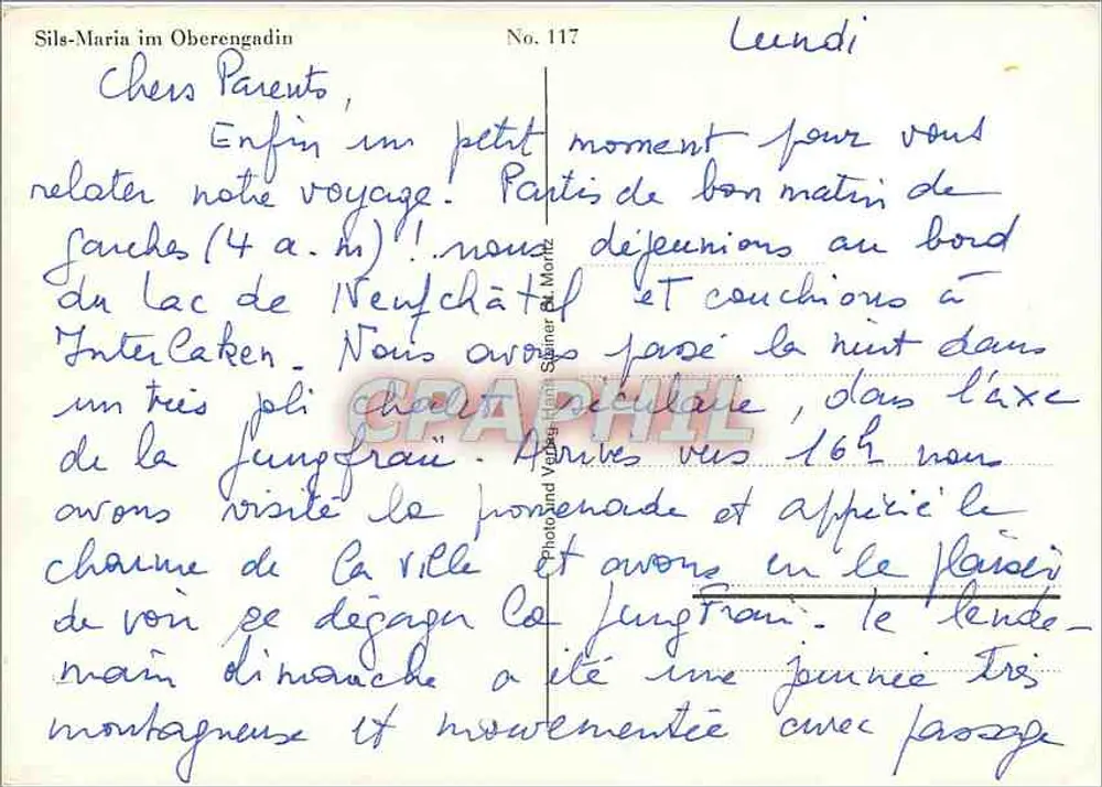 सिल्स-मारिया ओबरएंगाडिन — पैनोरमिक दृश्य — फोटोंड वैलबर्ग, संख्या 117 - पीछे