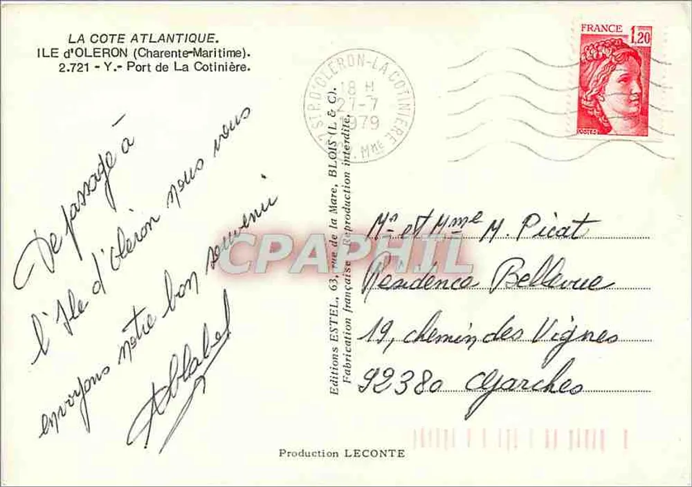 Porto de La Cotinière — Ilha de Oléron — Editor Estel - Verso