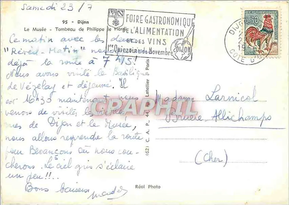 Túmulo de Filipe o Bravo — Basílica de Vézelay — Cap - Verso