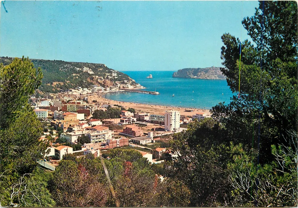 Estartit — Costa Brava — Bilhete postal antigo n°1320, editor V.C. Fial, Fabregatón - Frente