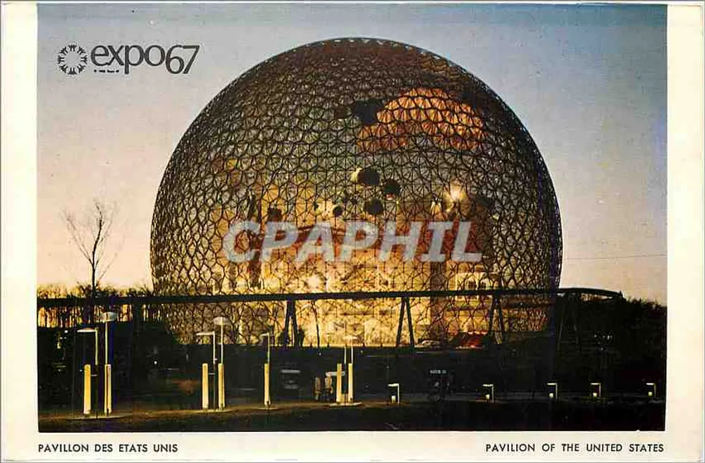 Pavilion Stanów Zjednoczonych — Expo 67 — wydawca nie widoczny - Awers