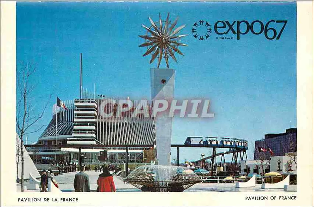 Pavillon de la France — Expo 67 — editor: H. D. S. & C. (n° 47) - Anverso