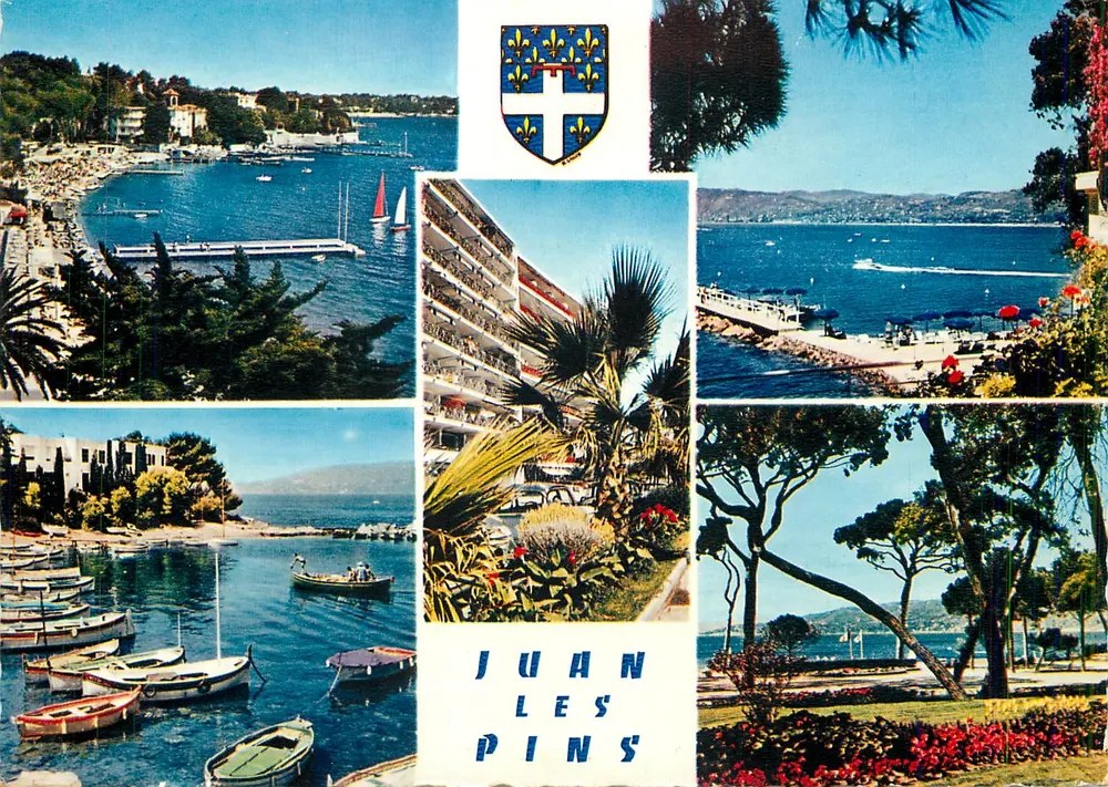 Juan-les-Pins — vista panorâmica — Edições 'La Côte d'Azur' n° 06.004.120 - Frente