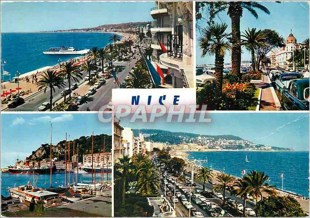 Nice — widok panoramiczny — Wydawnictwo La Côte d'Azur, nr 06.088.162 - Awers