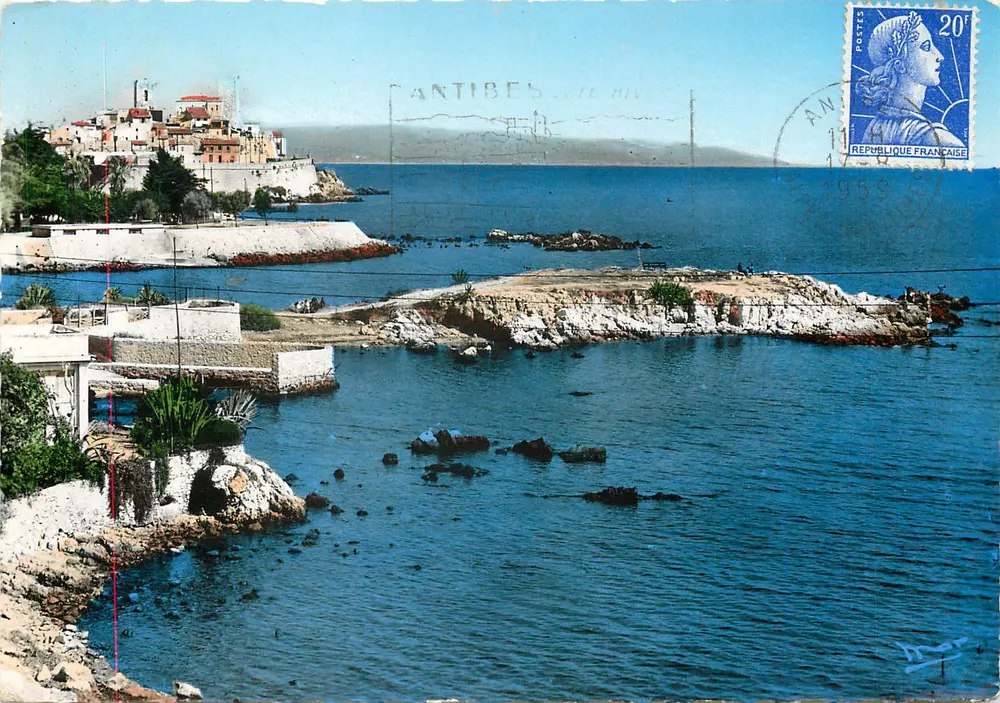 Antibes — Vista da ilha da Ilha — Les Éditions « MAR » — Nice - Frente