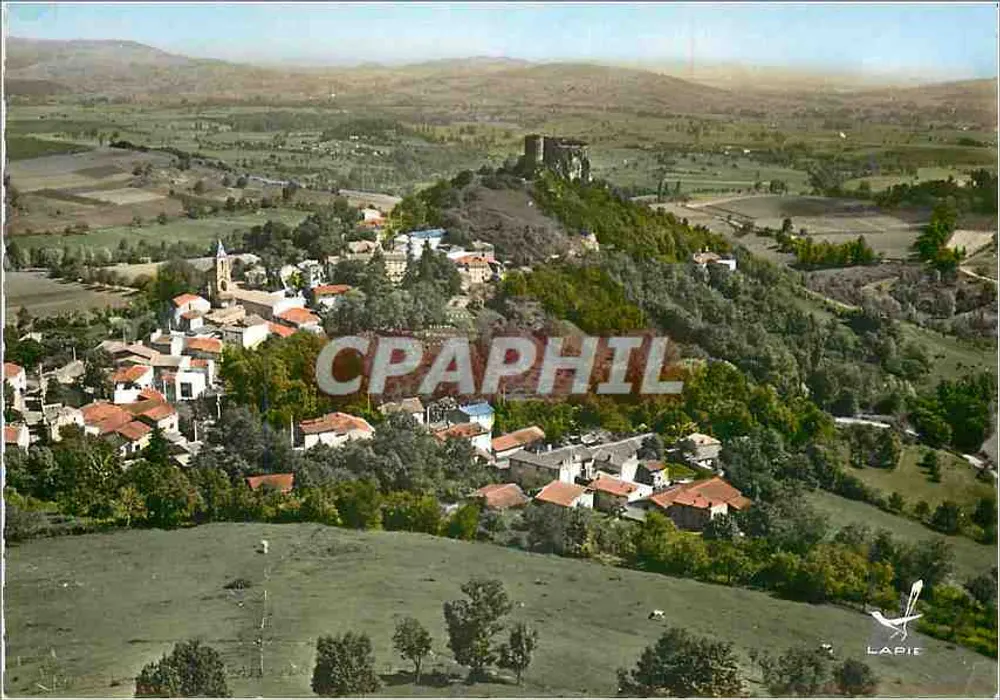 Vista aérea de Busseol — Puy-de-Dôme — Edição LAPIE - Frente