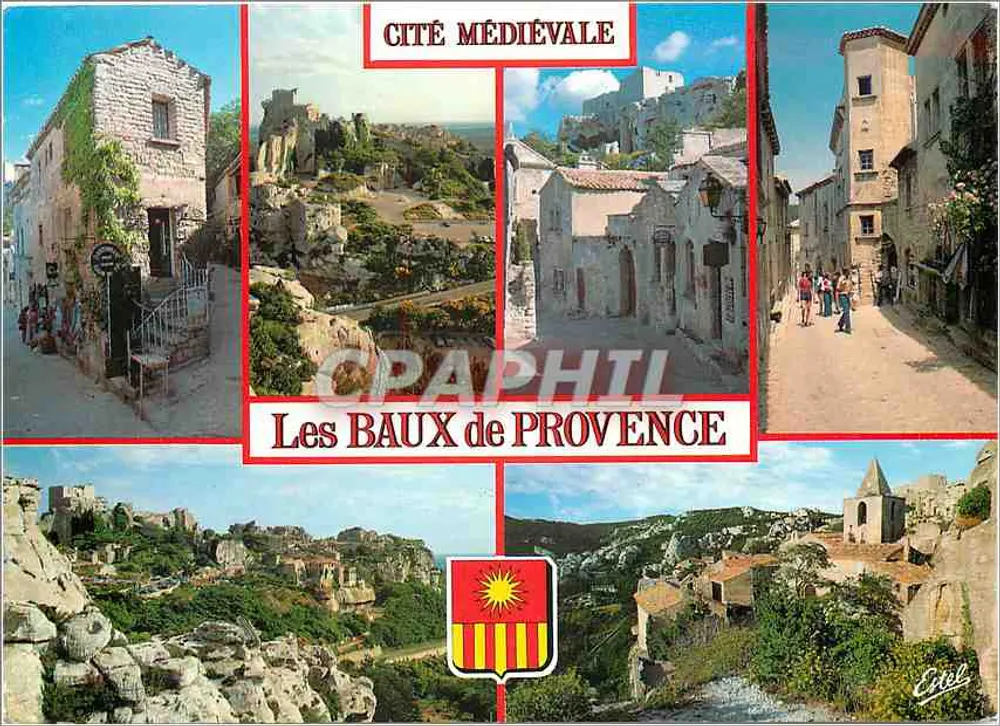 Les BAUX de PROVENCE — CIDADE MEDIEVAL — Editor ESTEL - Frente