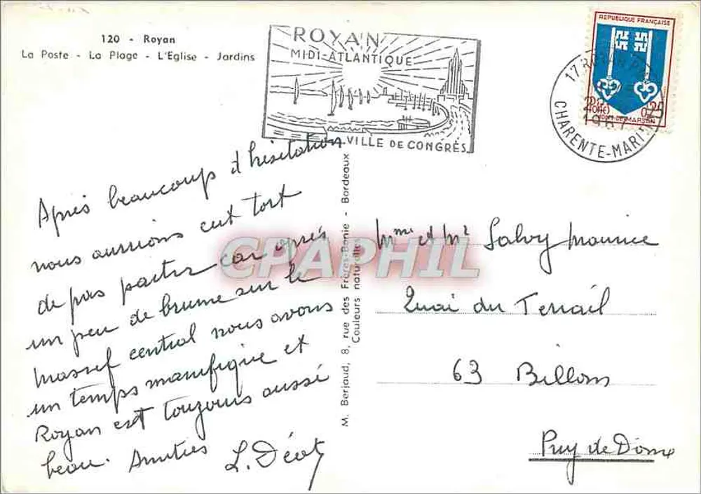 RoyaN — Souvenir de Royan — Tito - Verso