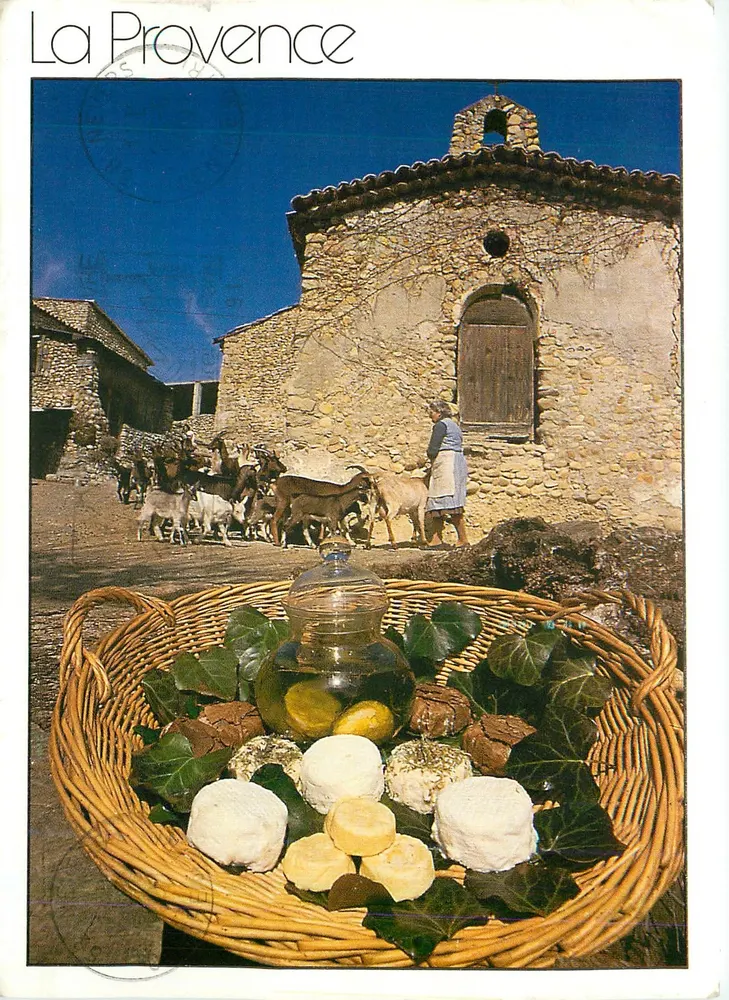 A Provência — paisagem rural com queijos e cabras — Fotografia: F. Jalain - Explorer - Frente