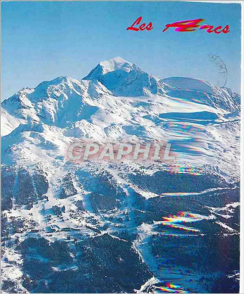 Les Arcs — Vista geral da estação — Edição: J.-P. Francès - Frente