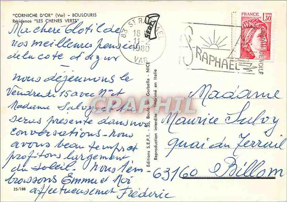 Bouloüris — Les Chênes Verts — Résidence — Éditions S.E.P.T. - Verso