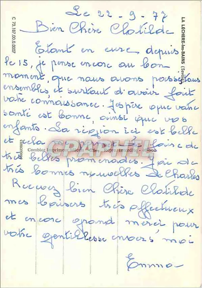 ला लेचेर (सेवो) — पैनोरमा दृश्य और घोड़ा वाली कार के एनिमेशन — एडिटर कॉम्बियर इम्प्रिमर मैकॉन - पीछे