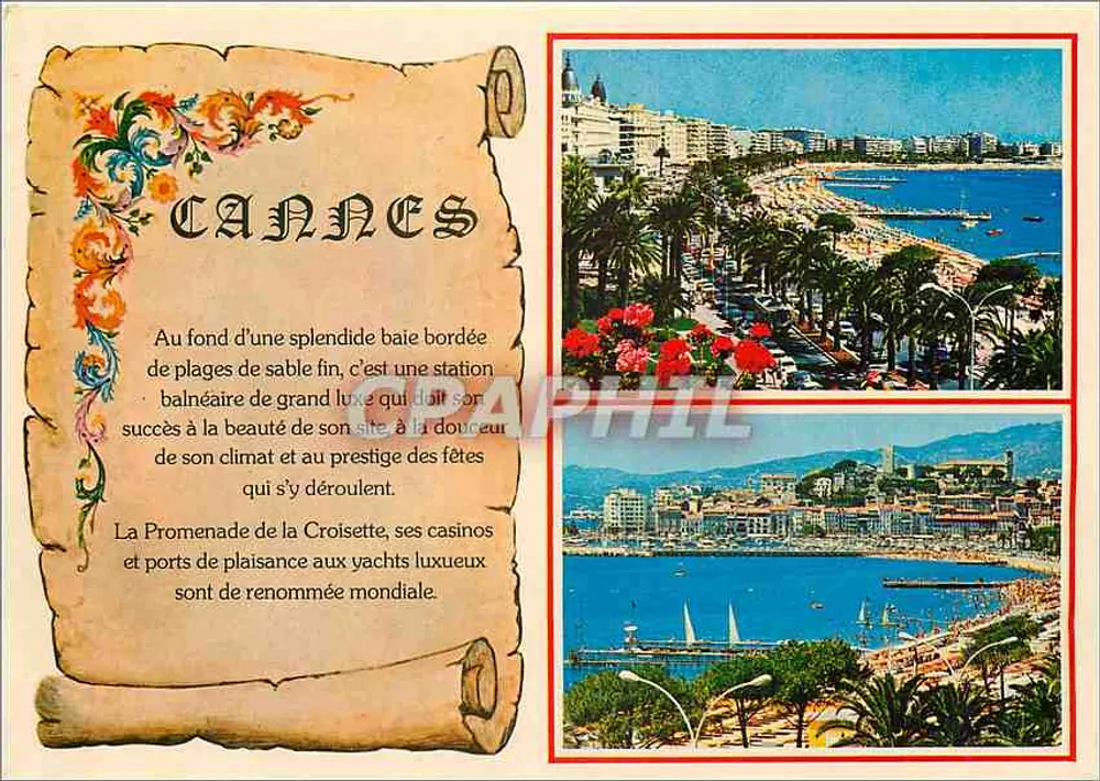 CANNES — Station balnéaire de grand luxe — Les Editions Gilletta - Recto
