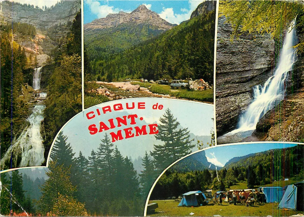 Circo de Saint-Même — paisagens e camping — Éditions de l'Écorche-Bron - Frente