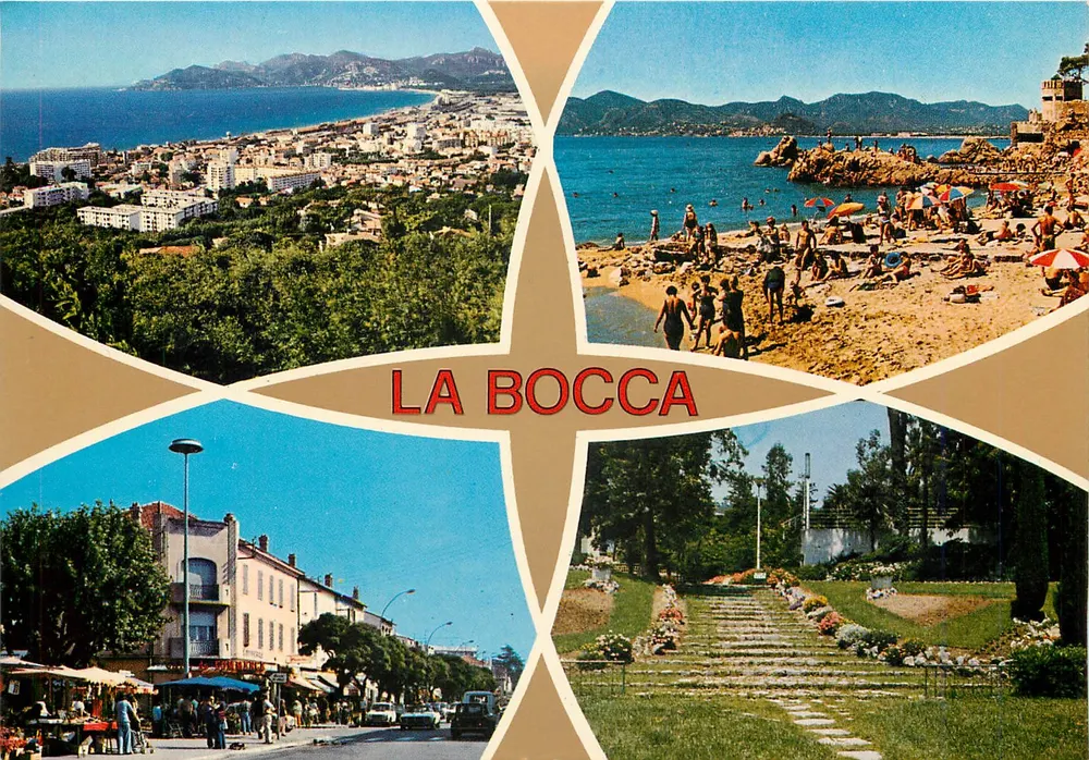 La Bocca — Allgemeiner Blick, die Bucht, der Markt, die Gärten — Editions S.E.P.C. Nr. 8553 - Vorderseite