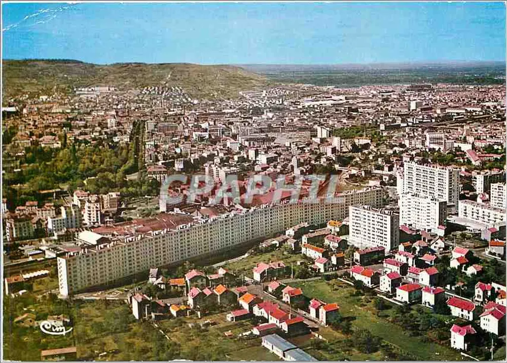 Clermont-Ferrand — Vue générale prise du Plateau St-Jacques — Graphphil - Recto
