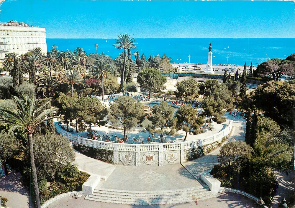 Jardin Albert-Ier — Nice — Éditions Nicos - Frente